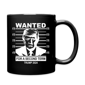 Wanted for second term Full Color Mug - black