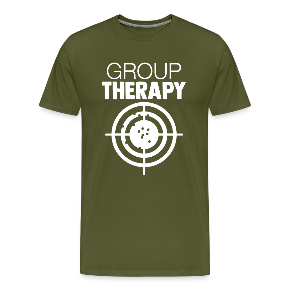 Group Therapy Men's Premium T-Shirt - olive green