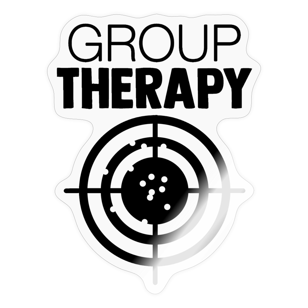 Group Therapy Sticker - transparent glossy