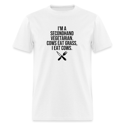 I'm a Second Hand Vegetarian Funny Classic T-Shirt - white