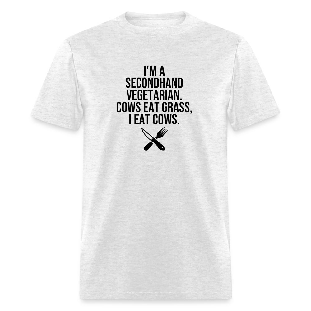 I'm a Second Hand Vegetarian Funny Classic T-Shirt - light heather gray