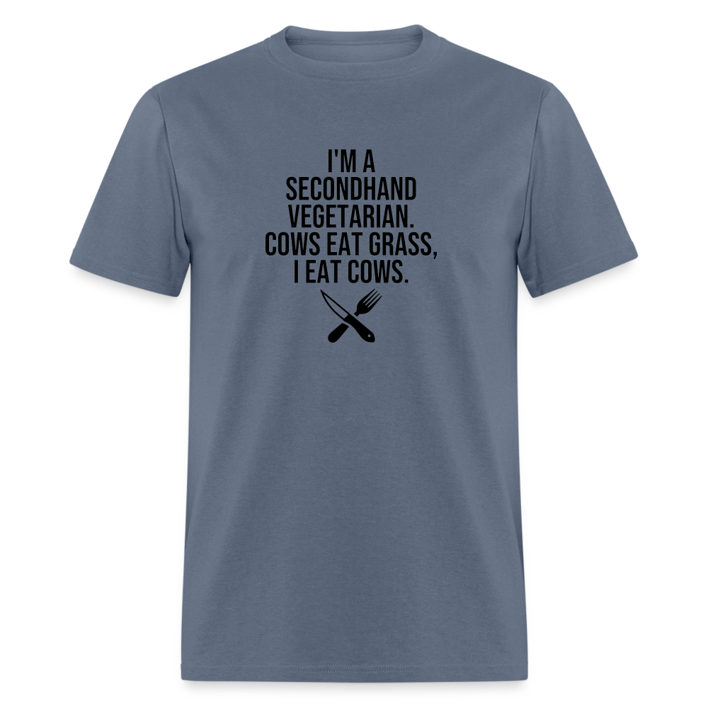 I'm a Second Hand Vegetarian Funny Classic T-Shirt - denim