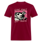 Live Fast Eat Trash Funny Classic T-Shirt - burgundy