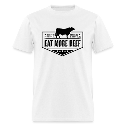 Eat More Beef Classic T-Shirt - white