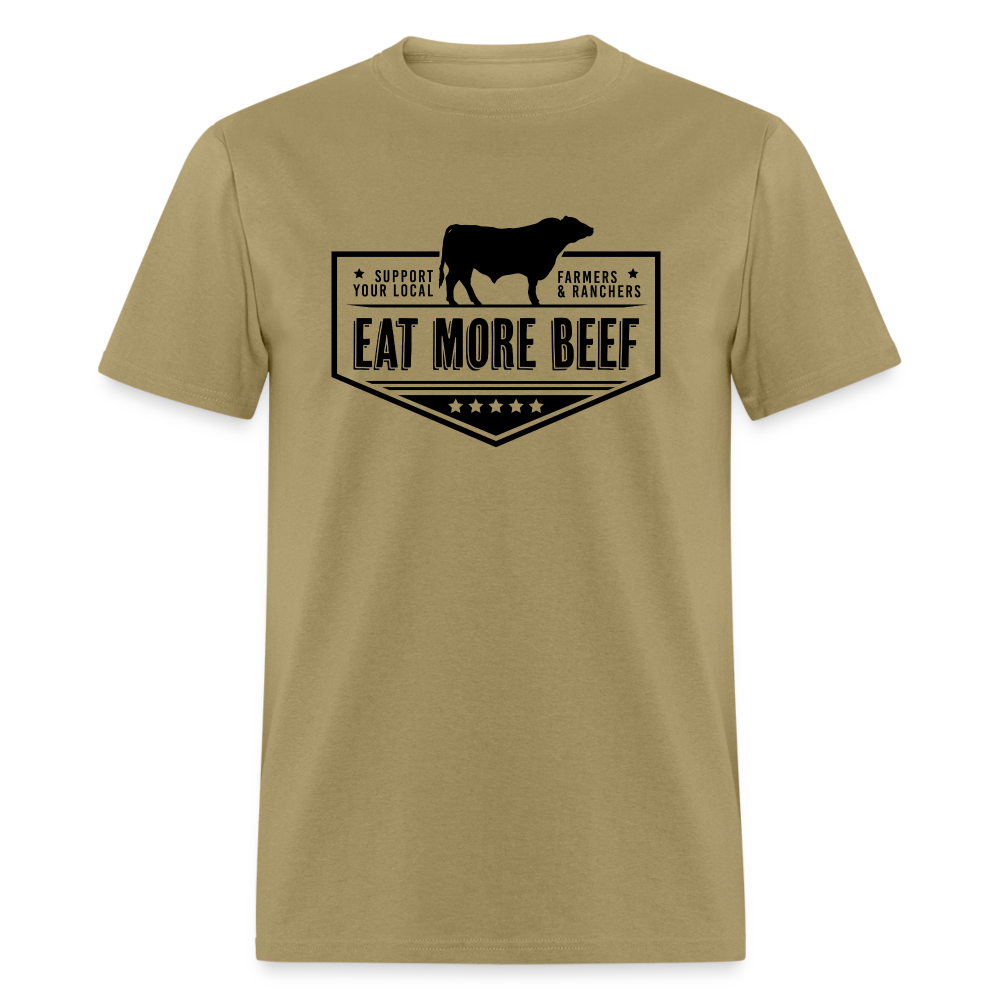 Eat More Beef Classic T-Shirt - khaki