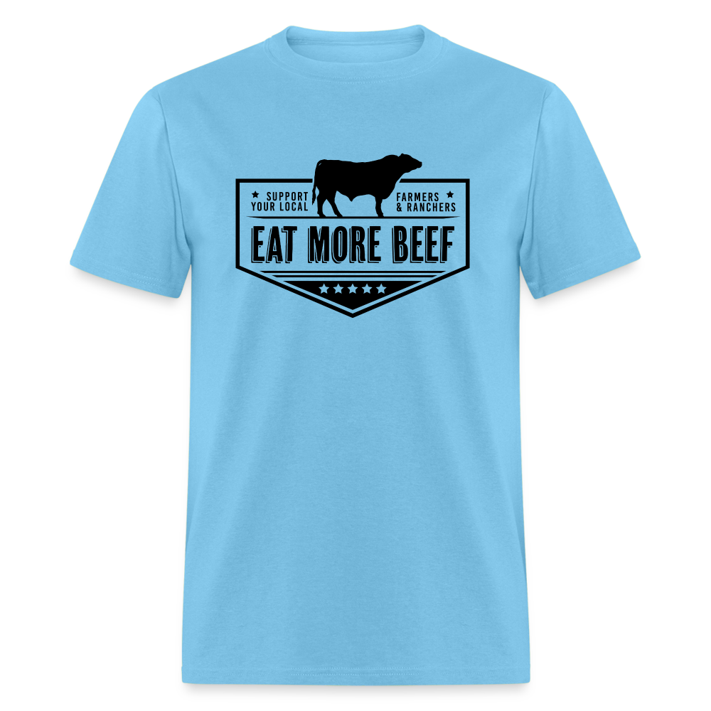 Eat More Beef Classic T-Shirt - aquatic blue