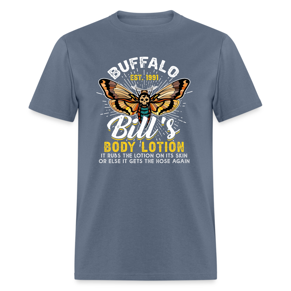 Buffalo Bill's Body Lotion Funny Classic T-Shirt - denim