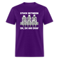 Stuck between idc, idk and idgaf Classic T-Shirt - purple