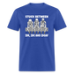 Stuck between idc, idk and idgaf Classic T-Shirt - royal blue