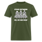 Stuck between idc, idk and idgaf Classic T-Shirt - military green