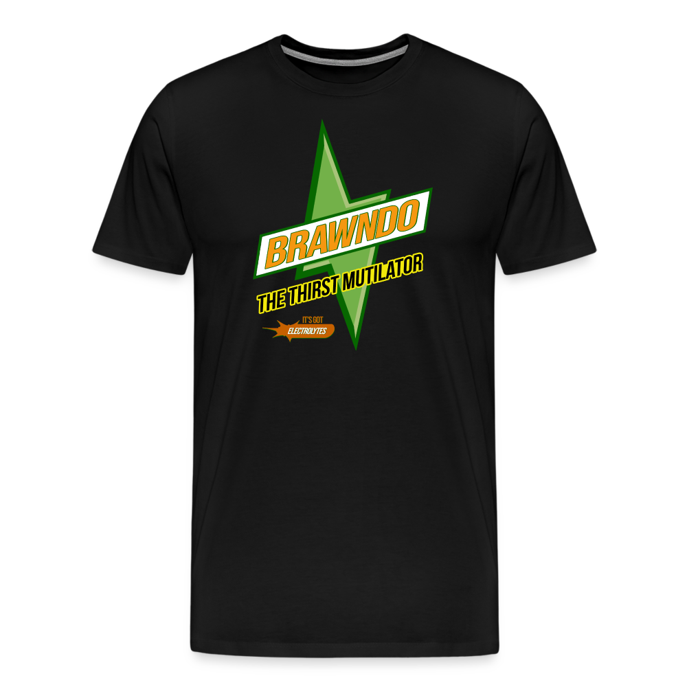 Brawndo - Its Got Electrolytes V2 Men's Premium T-Shirt - black