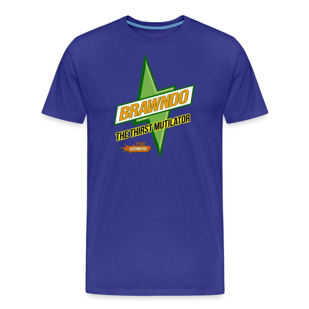 Brawndo - Its Got Electrolytes V2 Men's Premium T-Shirt - royal blue