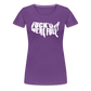 F*ck Off We're Full Women’s Premium T-Shirt - purple