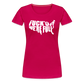 F*ck Off We're Full Women’s Premium T-Shirt - dark pink