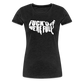 F*ck Off We're Full Women’s Premium T-Shirt - charcoal grey