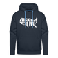 F*ck Off We're Full Men’s Premium Hoodie - navy