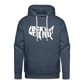 F*ck Off We're Full Men’s Premium Hoodie - heather denim