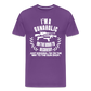 I'm a Gunaholic Funny Men's Premium T-Shirt - purple