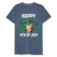 Funny Joe Biden Happy 4th Of July Confused St Patrick's Day Men's Premium T-Shirt - heather blue