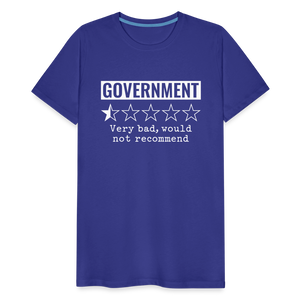 Review of Government Men's Premium T-Shirt - royal blue