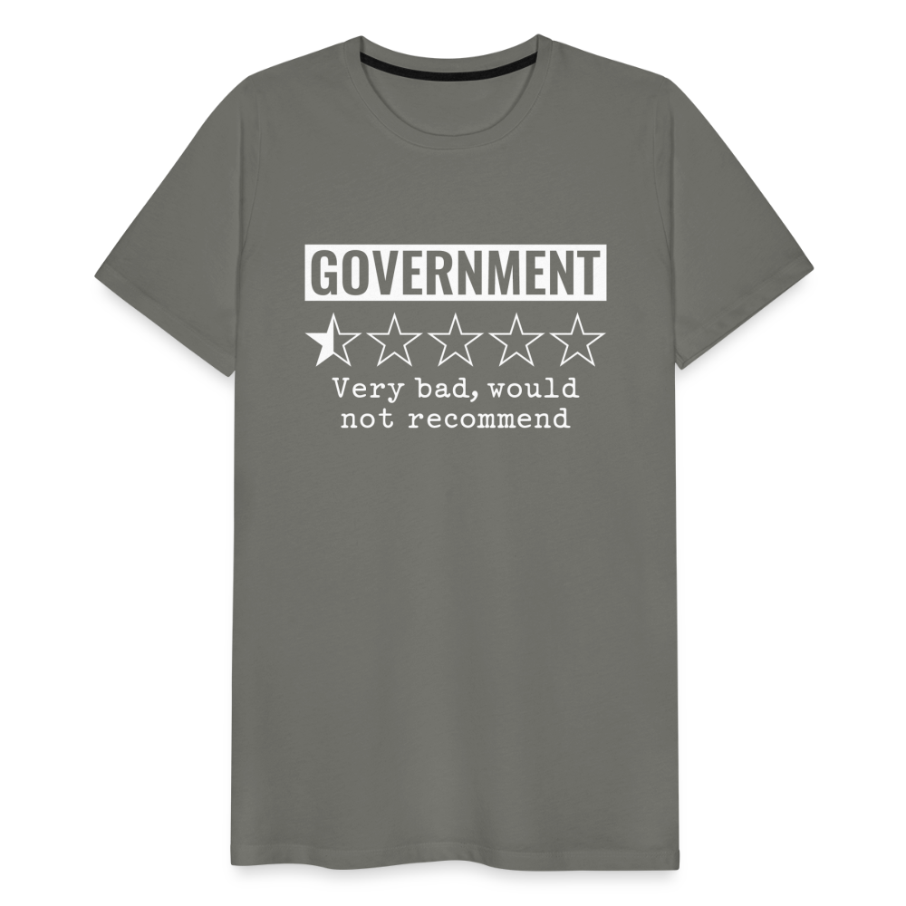 Review of Government Men's Premium T-Shirt - asphalt gray