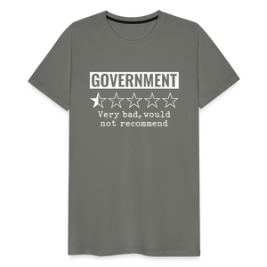 Review of Government Men's Premium T-Shirt - asphalt gray