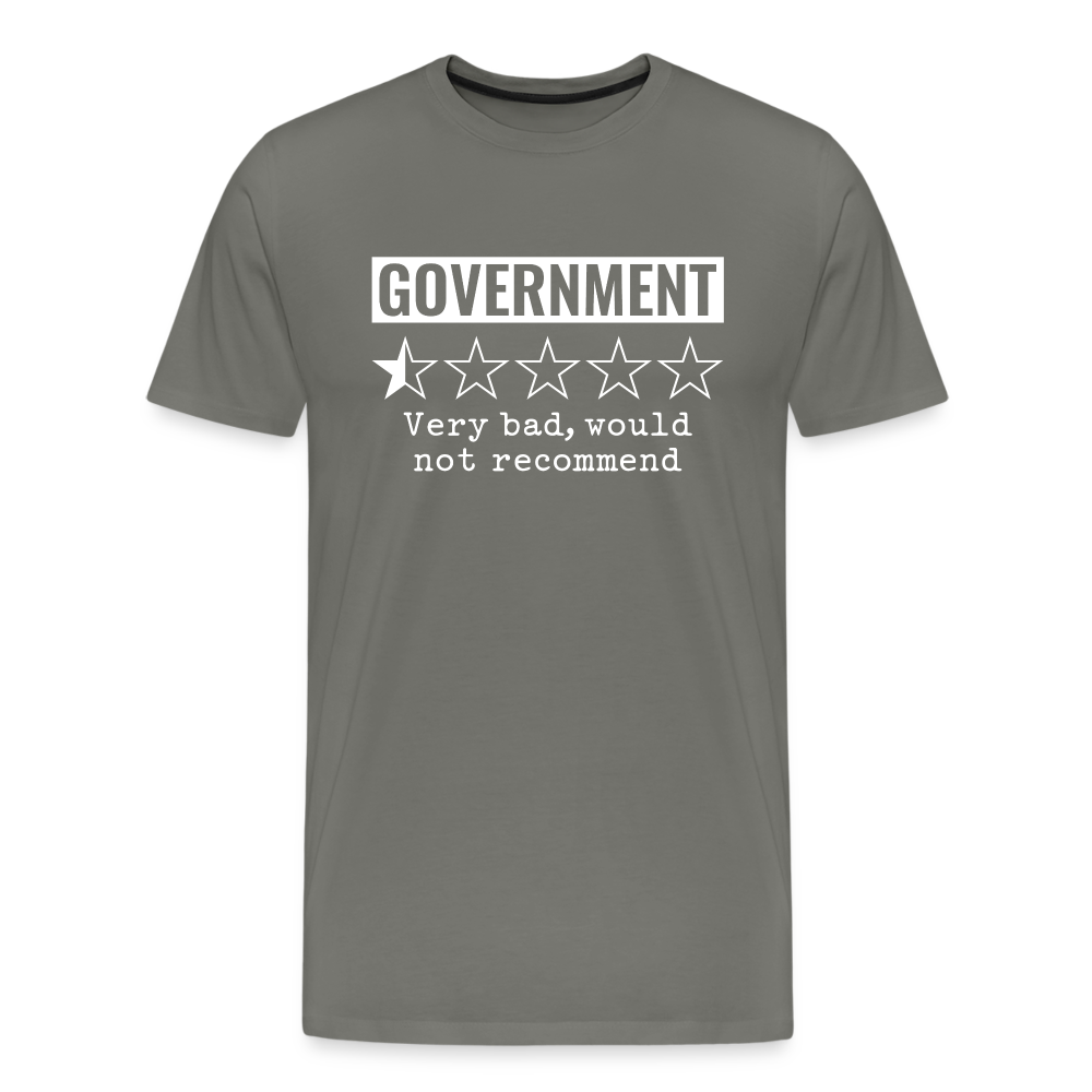 Review of Government Men's Premium T-Shirt - asphalt gray