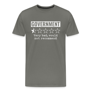 Review of Government Men's Premium T-Shirt - asphalt gray