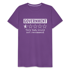 Review of Government Men's Premium T-Shirt - purple