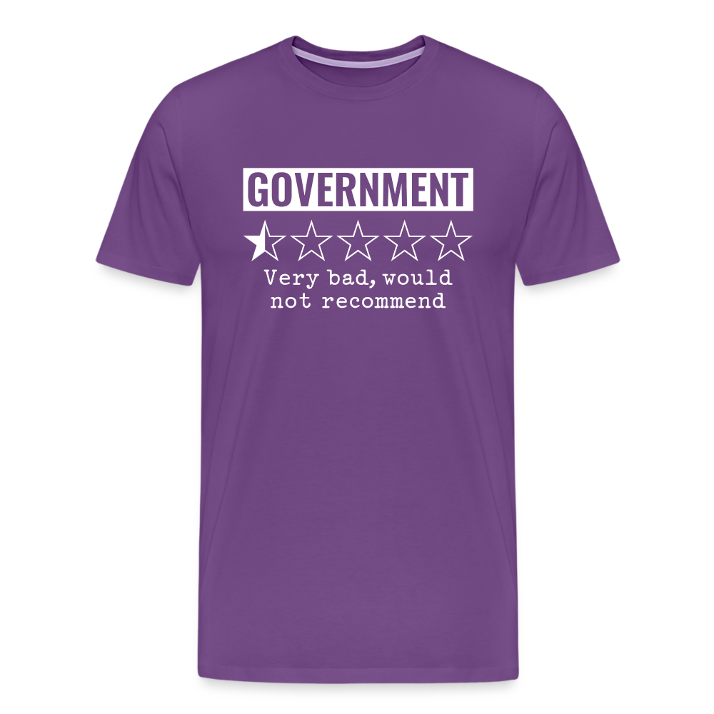 Review of Government Men's Premium T-Shirt - purple