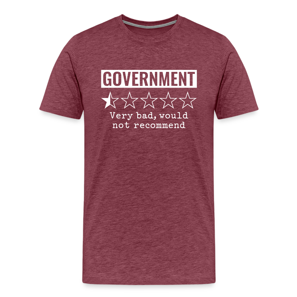 Review of Government Men's Premium T-Shirt - heather burgundy