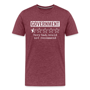 Review of Government Men's Premium T-Shirt - heather burgundy