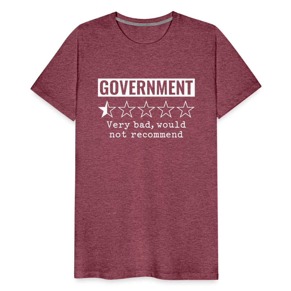 Review of Government Men's Premium T-Shirt - heather burgundy