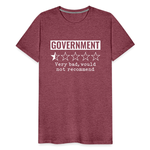 Review of Government Men's Premium T-Shirt - heather burgundy