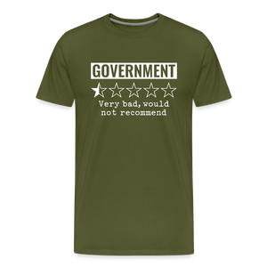 Review of Government Men's Premium T-Shirt - olive green