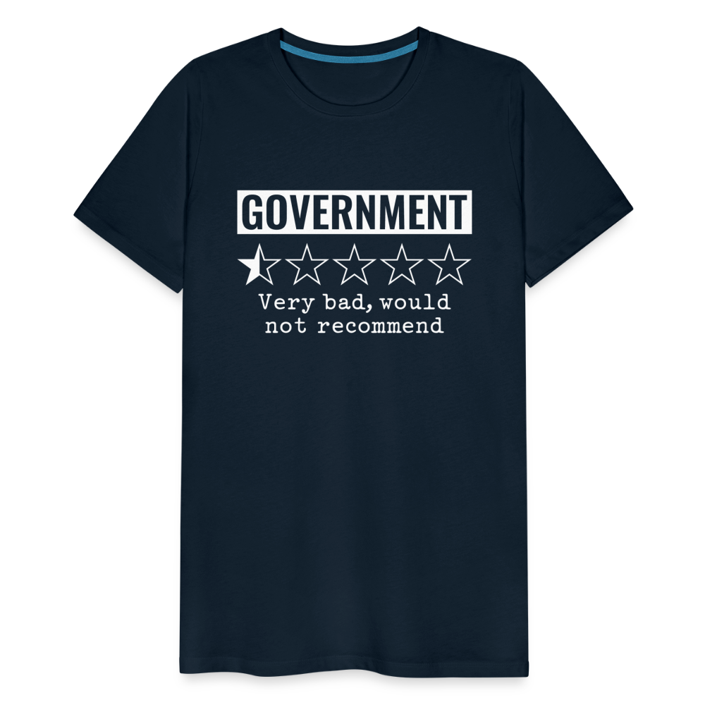 Review of Government Men's Premium T-Shirt - deep navy