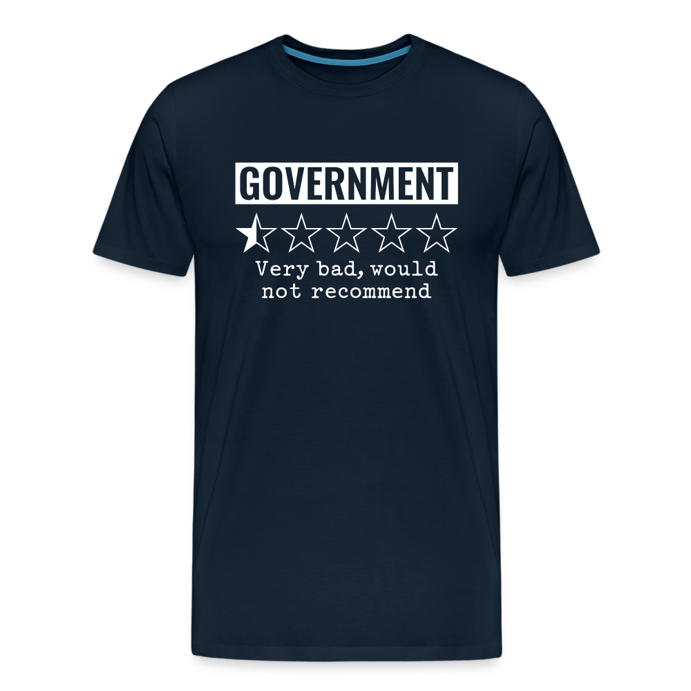 Review of Government Men's Premium T-Shirt - deep navy