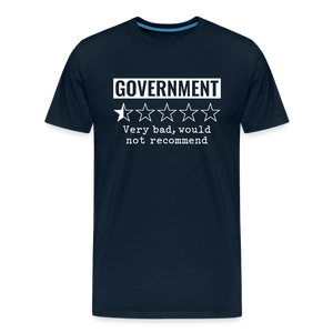 Review of Government Men's Premium T-Shirt - deep navy