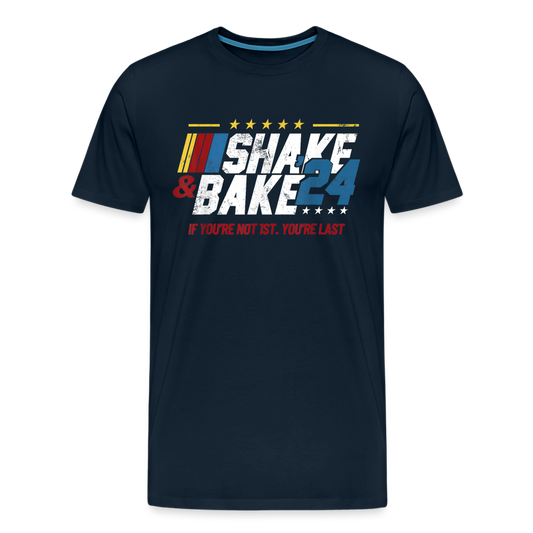 Shake & Bake 24 Funny Men's Premium T-Shirt - deep navy