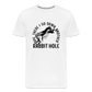 Ope There I Go Down Another Rabbit Hole Men's Premium T-Shirt - white