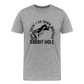 Ope There I Go Down Another Rabbit Hole Men's Premium T-Shirt - heather gray