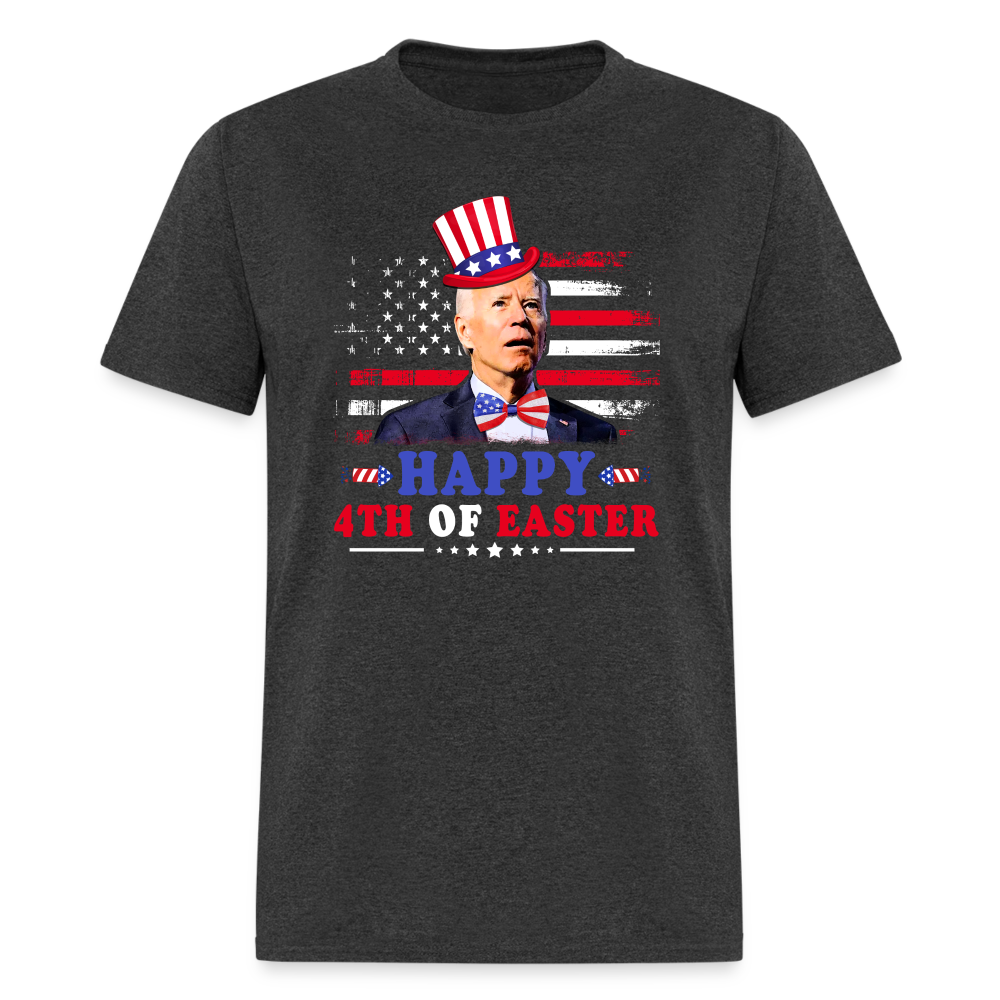 Joe Biden Happy 4th Of Easter Funny 4th of July Classic T-Shirt - heather black