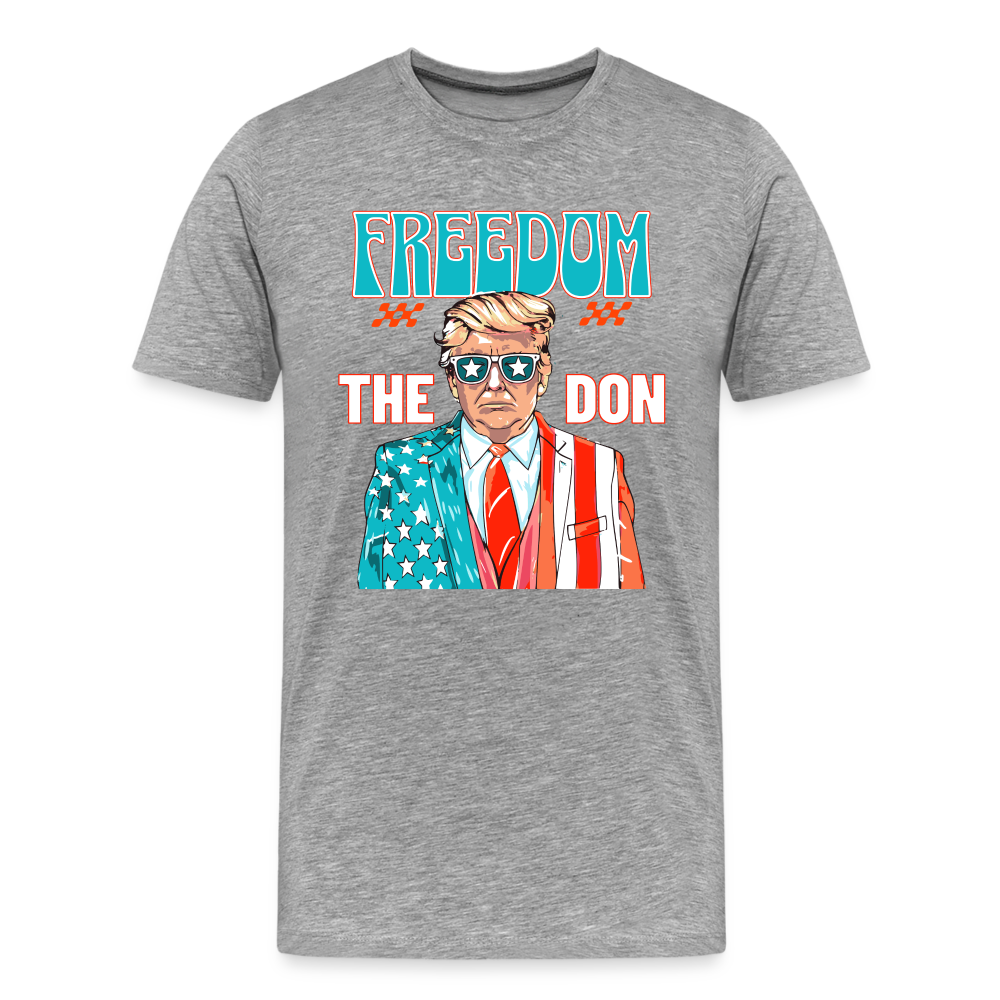 The Don Patriotic Donald Trump Men's Premium T-Shirt - heather gray