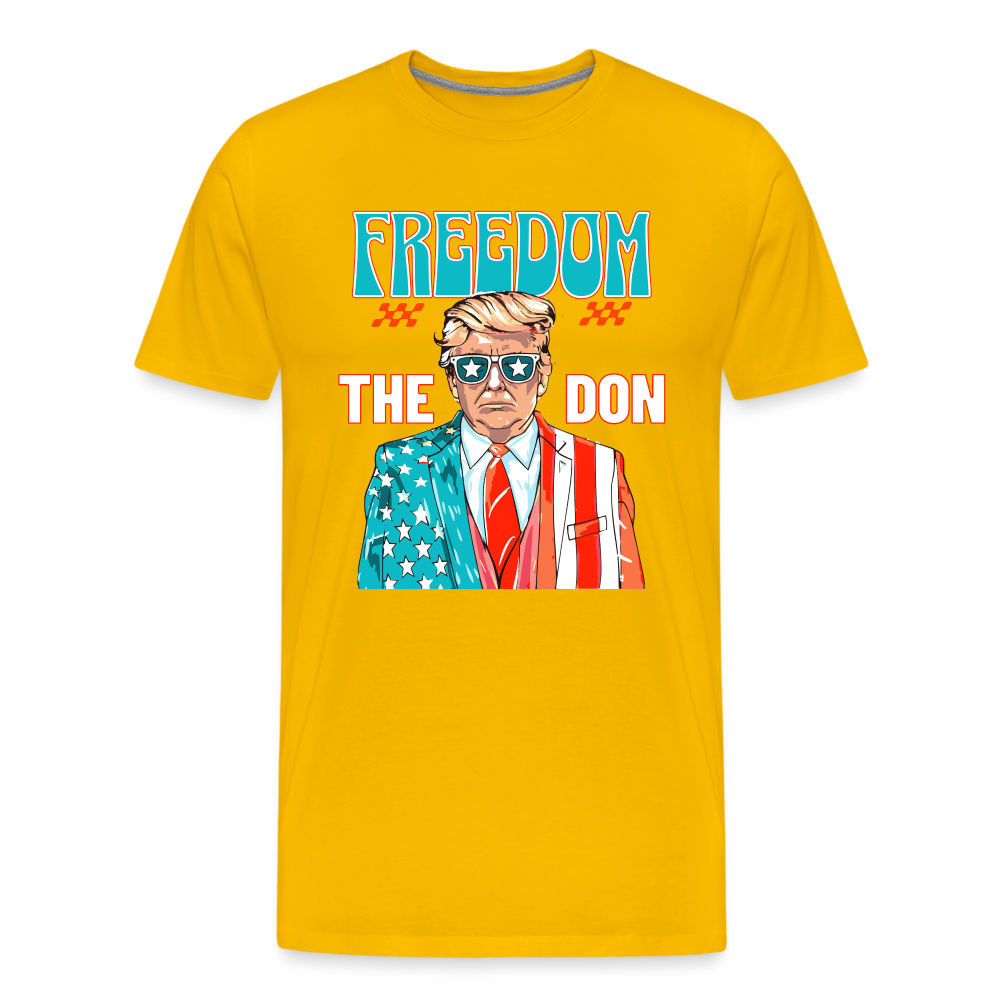 The Don Patriotic Donald Trump Men's Premium T-Shirt - sun yellow