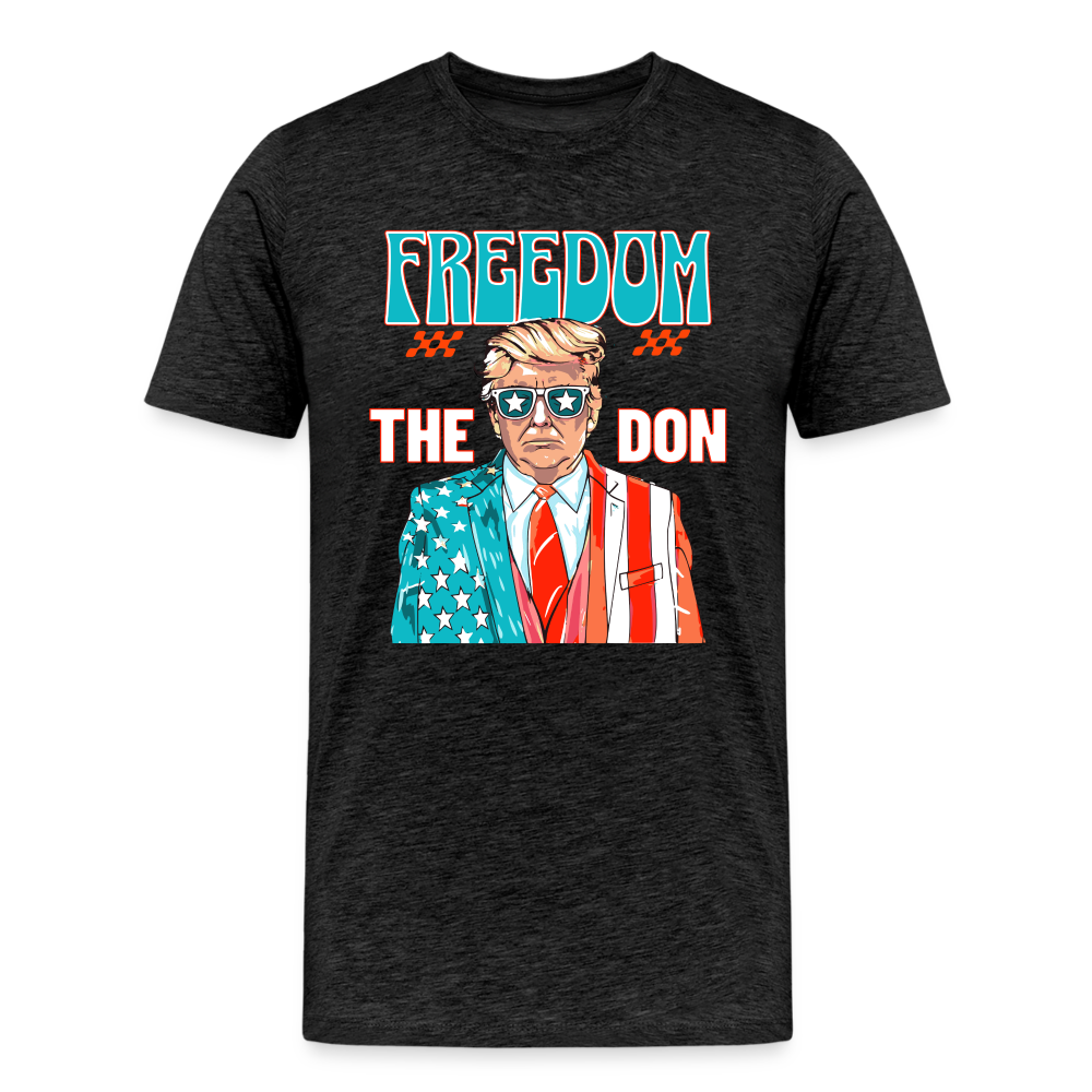 The Don Patriotic Donald Trump Men's Premium T-Shirt - charcoal grey