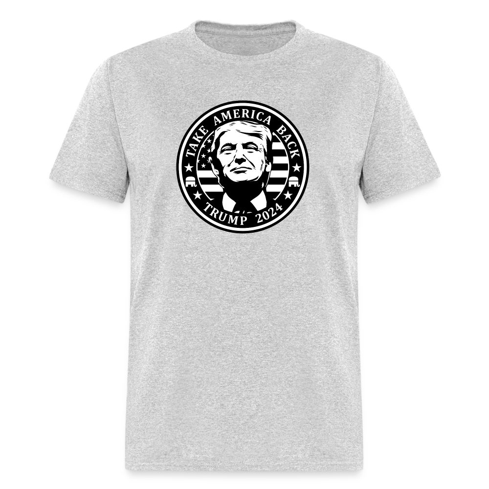 Take America Back - Trump 2024 Unisex Classic T-Shirt - heather gray