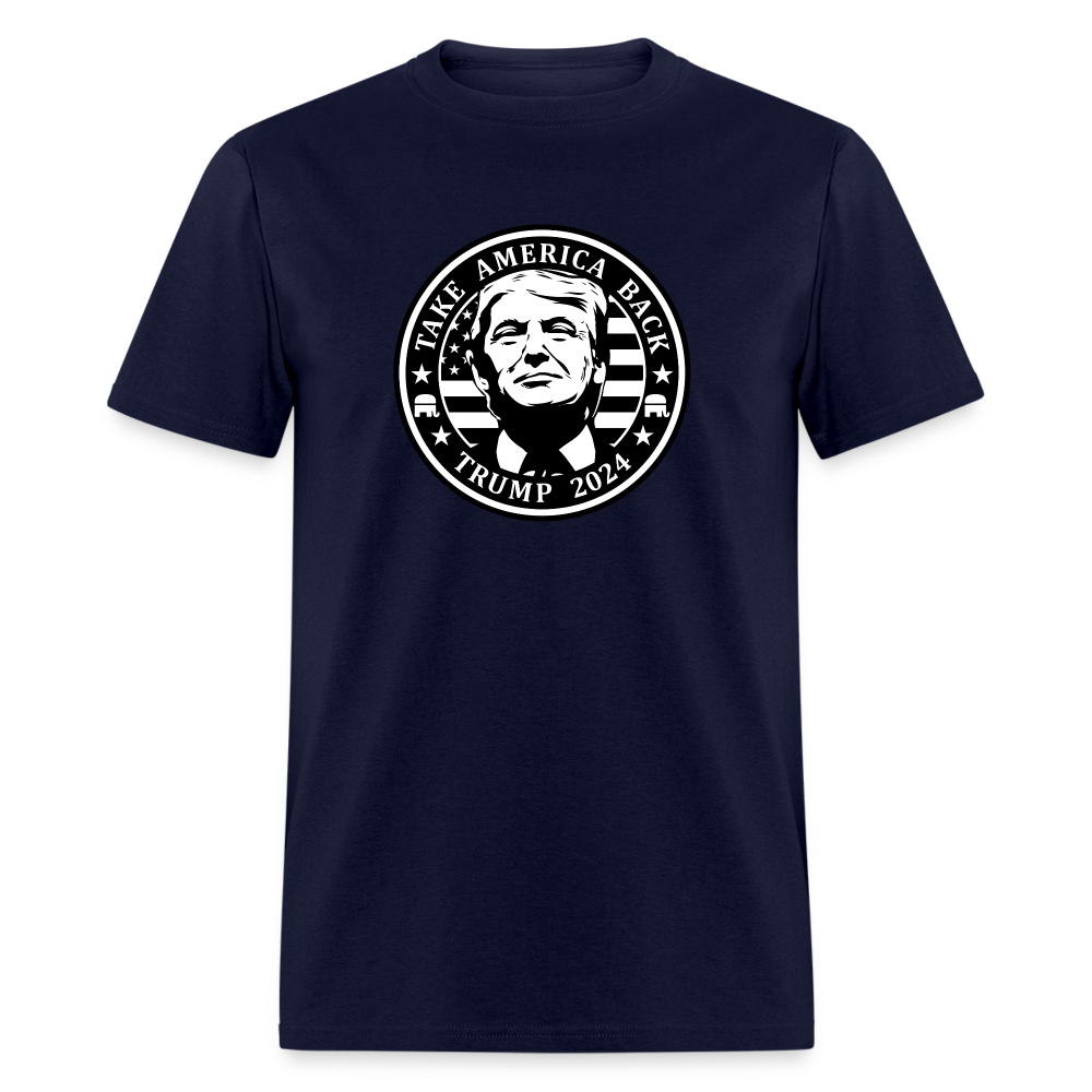 Take America Back - Trump 2024 Unisex Classic T-Shirt - navy