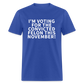 I'M VOTING FOR THE  CONVICTED FELON THIS NOVEMBER! Unisex Classic T-Shirt - royal blue