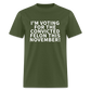 I'M VOTING FOR THE  CONVICTED FELON THIS NOVEMBER! Unisex Classic T-Shirt - military green