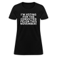 I'm voting for the convicted felon this November! Women's T-Shirt - black